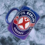 Tasse 330ml blau glänzend - CfL Logo